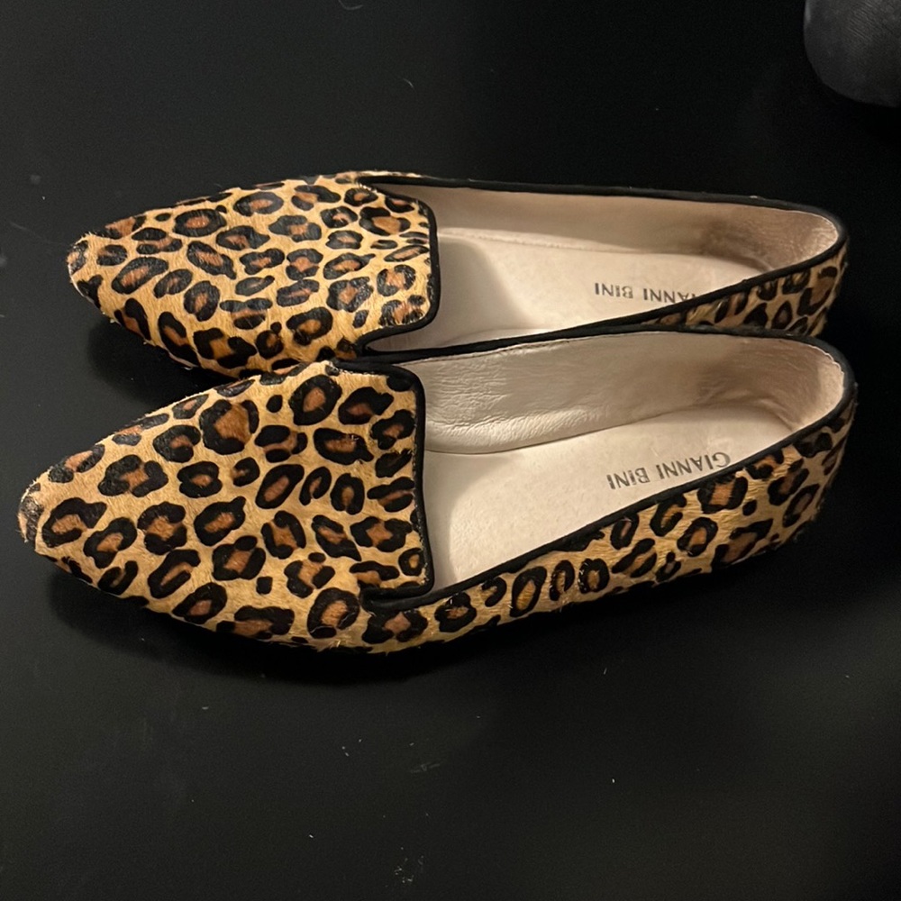 Gianni Bini Leopard Flats